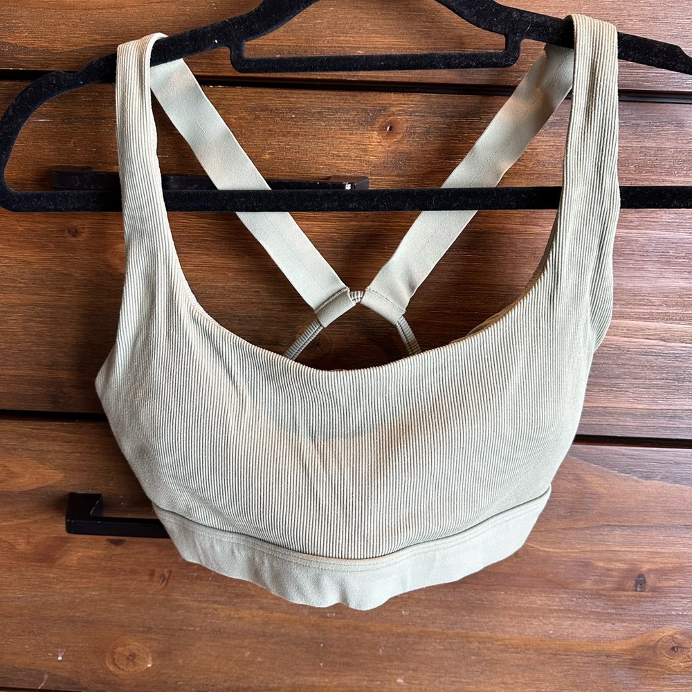 Athleta Sage Ribbed Sports Bra